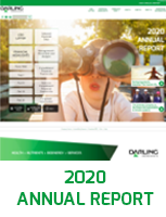 Digital cover of Darling Ingredients' 2020 Annual Report