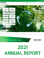 Digital cover of Darling Ingredients' 2021 Annual Report